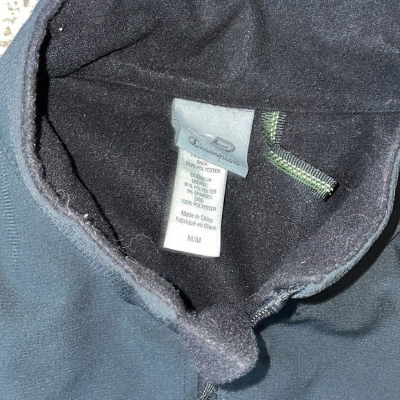 💜Champion Men's Black Windbreaker Jacket - Picture 2 of 2